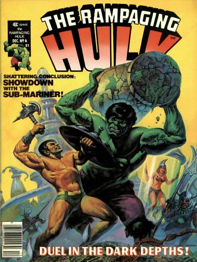 Cover for Rampaging Hulk (Marvel, 1977 series) #6