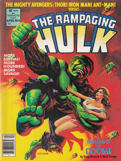 Cover for Rampaging Hulk (Marvel, 1977 series) #8