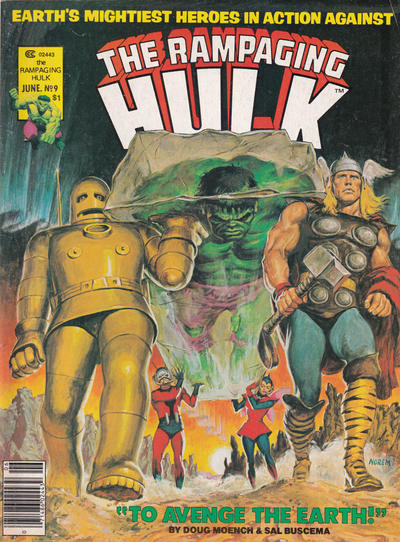 Cover for Rampaging Hulk (Marvel, 1977 series) #9