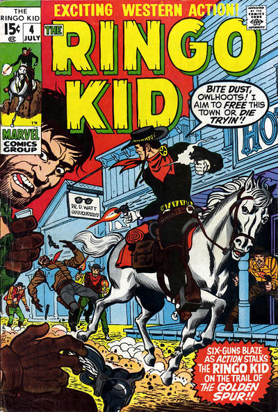 Cover for The Ringo Kid (Marvel, 1970 series) #4
