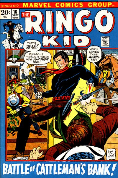 Cover for The Ringo Kid (Marvel, 1970 series) #16
