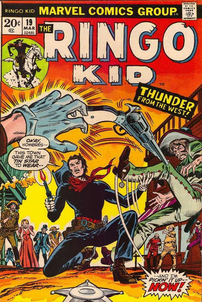 Cover for The Ringo Kid (Marvel, 1970 series) #19