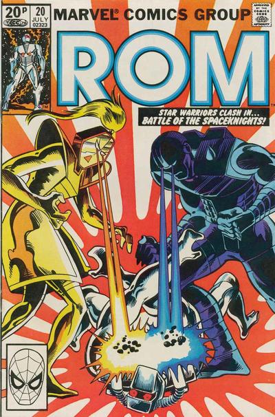 Cover for Rom (Marvel, 1979 series) #20 [British]