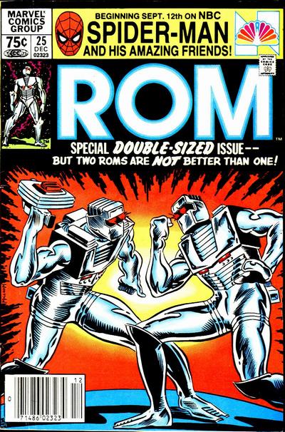 Cover for Rom (Marvel, 1979 series) #25 [Newsstand]