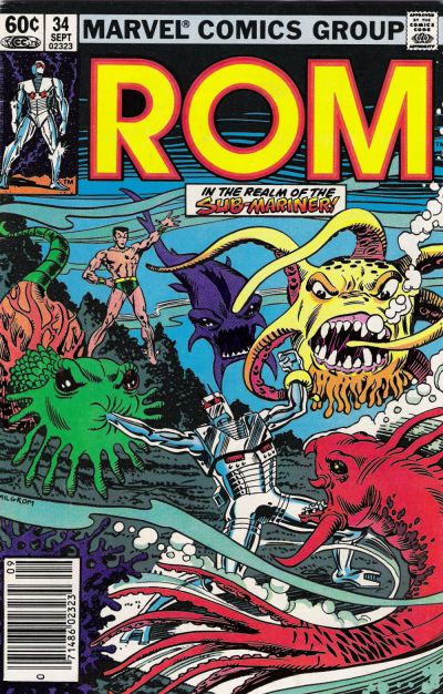 Cover for Rom (Marvel, 1979 series) #34 [Newsstand]
