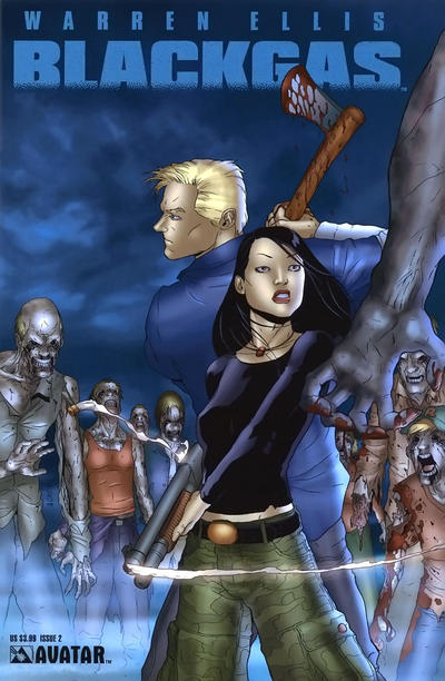 Cover for Warren Ellis Blackgas (Avatar Press, 2006 series) #2 [Regular]