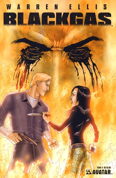 Cover for Warren Ellis Blackgas (Avatar Press, 2006 series) #3 [Regular Cover]