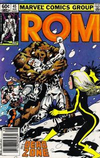 Cover Thumbnail for Rom (Marvel, 1979 series) #45 [Newsstand]