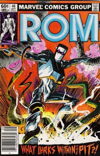 Cover Thumbnail for Rom (Marvel, 1979 series) #46 [Newsstand]