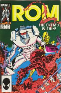 Cover for Rom (Marvel, 1979 series) #55 [Direct]