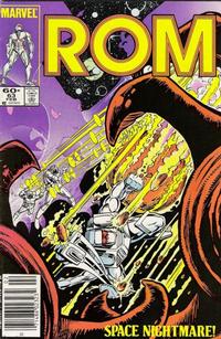 Cover for Rom (Marvel, 1979 series) #63 [Newsstand]