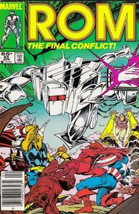 Cover Thumbnail for Rom (Marvel, 1979 series) #65 [Newsstand]