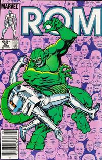 Cover Thumbnail for Rom (Marvel, 1979 series) #67 [Newsstand]