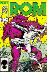 Cover for Rom (Marvel, 1979 series) #70 [Direct]