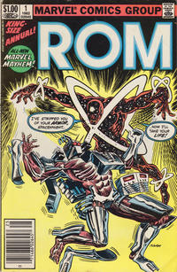 Cover Thumbnail for Rom Annual (Marvel, 1982 series) #1 [Newsstand]