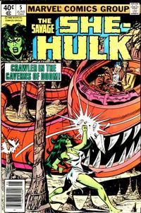 Cover Thumbnail for The Savage She-Hulk (Marvel, 1980 series) #5 [Newsstand]