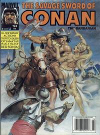 Cover for The Savage Sword of Conan (Marvel, 1974 series) #194