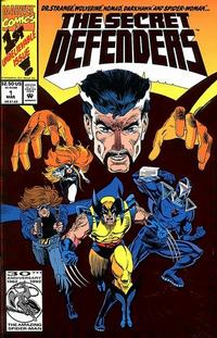 Cover Thumbnail for The Secret Defenders (Marvel, 1993 series) #1 [Direct]