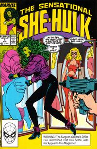 Cover for The Sensational She-Hulk (Marvel, 1989 series) #4