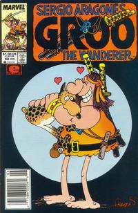 Cover Thumbnail for Sergio Aragonés Groo the Wanderer (Marvel, 1985 series) #40 [Newsstand]