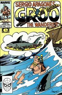 Cover Thumbnail for Sergio Aragonés Groo the Wanderer (Marvel, 1985 series) #54 [Direct]