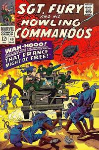 Cover Thumbnail for Sgt. Fury (Marvel, 1963 series) #40