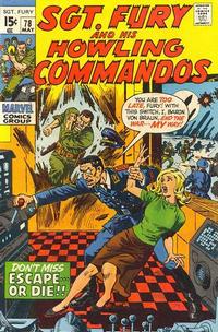 Cover Thumbnail for Sgt. Fury (Marvel, 1963 series) #78