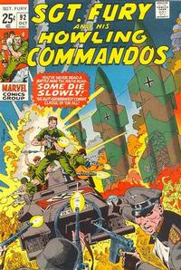 Cover Thumbnail for Sgt. Fury (Marvel, 1963 series) #92