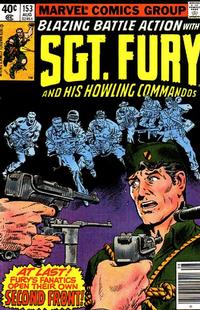 Cover for Sgt. Fury and His Howling Commandos (Marvel, 1974 series) #153