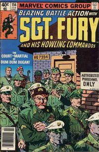 Cover for Sgt. Fury and His Howling Commandos (Marvel, 1974 series) #156
