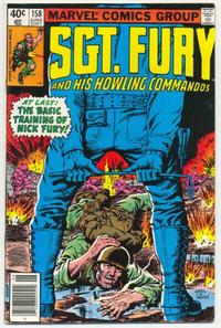 Cover for Sgt. Fury and His Howling Commandos (Marvel, 1974 series) #158