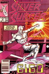 Cover for Silver Surfer (Marvel, 1987 series) #24 [Newsstand]