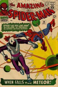 Cover for The Amazing Spider-Man (Marvel, 1963 series) #36 [Regular Edition]