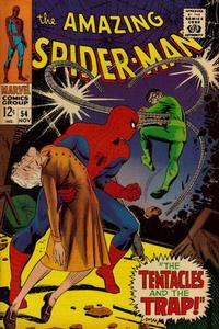 Cover for The Amazing Spider-Man (Marvel, 1963 series) #54 [Regular Edition]