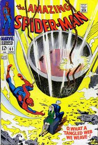Cover Thumbnail for The Amazing Spider-Man (Marvel, 1963 series) #61
