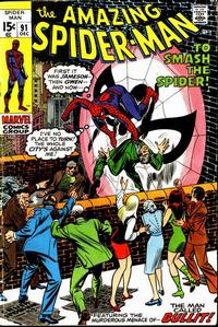 Cover Thumbnail for The Amazing Spider-Man (Marvel, 1963 series) #91 [Regular Edition]