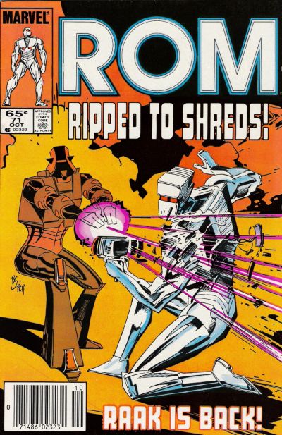 Cover for Rom (Marvel, 1979 series) #71 [Newsstand]