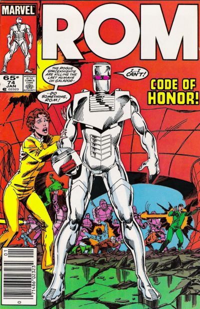 Cover for Rom (Marvel, 1979 series) #74 [Newsstand]