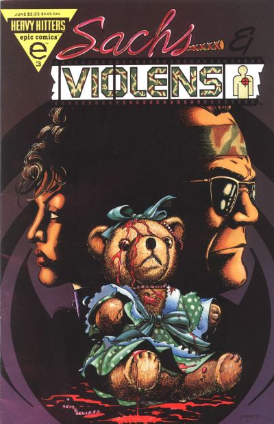 Cover for Sachs & Violens (Marvel, 1993 series) #3