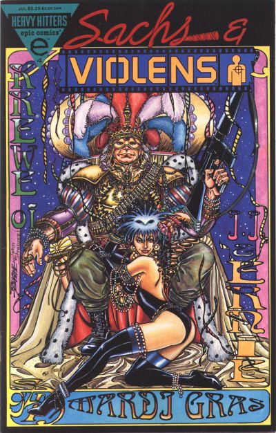 Cover for Sachs & Violens (Marvel, 1993 series) #4