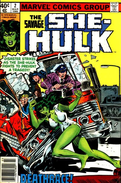 Cover for The Savage She-Hulk (Marvel, 1980 series) #2