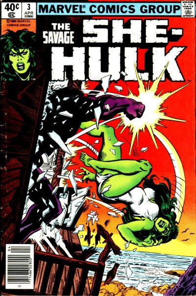Cover for The Savage She-Hulk (Marvel, 1980 series) #3 [Newsstand]