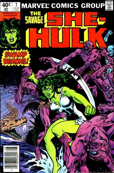 Cover for The Savage She-Hulk (Marvel, 1980 series) #7 [Newsstand]