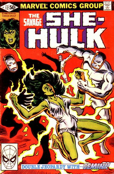 Cover for The Savage She-Hulk (Marvel, 1980 series) #12 [Direct]