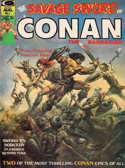 Cover for The Savage Sword of Conan (Marvel, 1974 series) #1