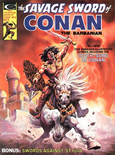 Cover for The Savage Sword of Conan (Marvel, 1974 series) #8