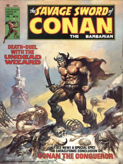 Cover for The Savage Sword of Conan (Marvel, 1974 series) #10