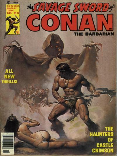 Cover for The Savage Sword of Conan (Marvel, 1974 series) #12