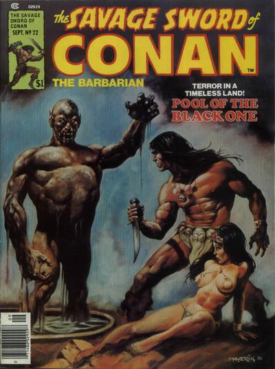 Cover for The Savage Sword of Conan (Marvel, 1974 series) #22