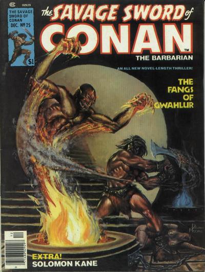 Cover for The Savage Sword of Conan (Marvel, 1974 series) #25